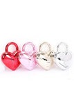Women Metallic Color Locket Style Clasp Closure Box Clutch Bag Zarnesh