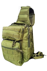 Womens Military Canvas Concealed Adjustable Sling Backpack Zarnesh
