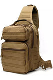 Womens Military Canvas Concealed Adjustable Sling Backpack Zarnesh