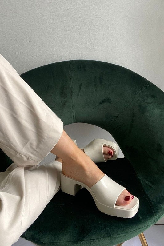 Women Versatile Rose Slip On All Day Comfortable Block Heels Zarnesh