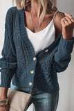 Women’s Open Knit Drop Shoulder Sweater Cardigan | Zarnesh