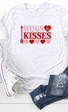 Women Plus Hugs and Kisses Graphic Tee Zarnesh