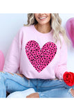 Women Plus Valentine Unisex Fit Fleece Durable Quality Sweatshirt Zarnesh