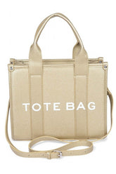 Women Premium Faux Leather Handles Small Fashion Tote Bag Zarnesh