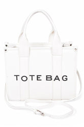 Women Premium Faux Leather Handles Small Fashion Tote Bag Zarnesh