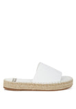 Women Scalar Genuine Leather Espadrille Flatforms Sandal Zarnesh