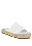 Women Scalar Genuine Leather Espadrille Flatforms Sandal Zarnesh