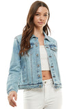 Women Spandex Ladies Casual Denim Jacket | Zarnesh