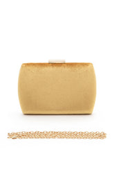 Women Velvet Box Clutch Zarnesh