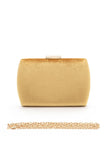 Women Velvet Box Clutch Zarnesh