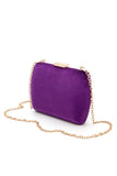 Women Velvet Box Clutch Zarnesh