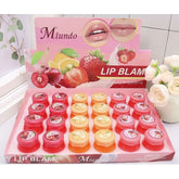 Women's 24pcs Cherry Orange Moisturizing Lip Set Balm | Zarnesh