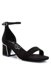 Women Eshe Block Heel Sandals Zarnesh