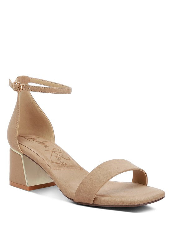 Women Eshe Block Heel Sandals Zarnesh
