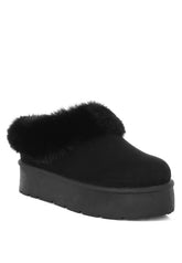 Women’s Aniso Faux Fur Lined Slip-On Platform Snow Boots | Zarnesh