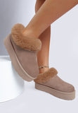 Women’s Aniso Faux Fur Lined Slip-On Platform Snow Boots | Zarnesh