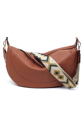 Women's Aztec Guitar Strap Slouchy Crossbody Bag | Zarnesh