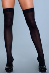 Women’s 1932 Opaque Nylon Thigh Highs by Be Wicked | Zarnesh