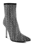 Women's Blaze Rhinestones Stiletto Boots | Zarnesh