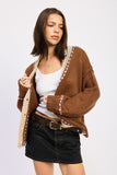 Women's Button Down Front Cardigan | Zarnesh