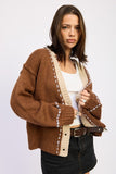 Women's Button Down Front Cardigan | Zarnesh