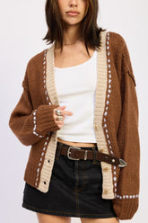 Women's Button Down Front Cardigan | Zarnesh
