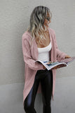 Women’s Cable Knit Long Sleeves Open Front Cardigan | Zarnesh