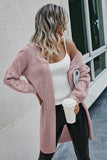 Women’s Cable Knit Long Sleeves Open Front Cardigan | Zarnesh