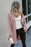 Women’s Cable Knit Long Sleeves Open Front Cardigan | Zarnesh