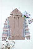 Women’s Casual Patchwork Colorblock Long Sleeve Hoodie | Zarnesh