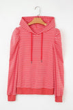 Women’s Casual Striped Puff Sleeve Long Hoodie | Zarnesh