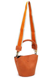 Women's Fashion Bucket Bag Guitar Strap Crossbody | Zarnesh
