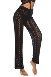Women's Crochet High-Waisted Beach Pants | Zarnesh
