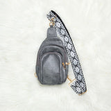 Mylah Crossbody Sling Vegan Leather Handbag - Zarnesh