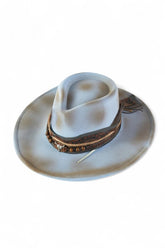 Women’s Distressed Western Shapeable Cowboy Fedora Hat | Zarnesh
