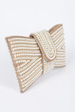 Women's Elegant Pearl Studded Bow Tie Evening Clutch Bag | Zarnesh