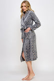 Women’s Estelle Plush Belted Star Print Bathrobe | Zarnesh