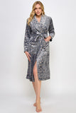 Women’s Estelle Plush Belted Star Print Bathrobe | Zarnesh