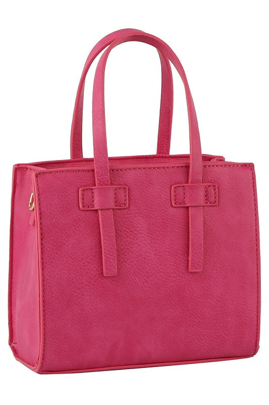 Women’s Fashion Boxy Satchel Top Handle Tote Bag | Zarnesh