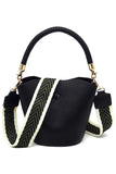 Women's Fashion Bucket Bag Guitar Strap Crossbody | Zarnesh