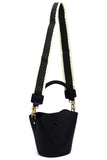 Women's Fashion Bucket Bag Guitar Strap Crossbody | Zarnesh