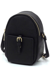 Women's Fashion Faux leather Buckle Mini Crossbody Bag | Zarnesh