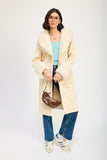 Women’s Faux Fur Collar Longline Mid Trench Coat | Zarnesh