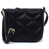 Women's Faux Leather Quilted Puffy Crossbody Bag | Zarnesh