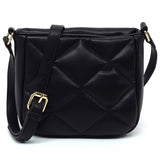 Women's Faux Leather Quilted Puffy Crossbody Bag | Zarnesh