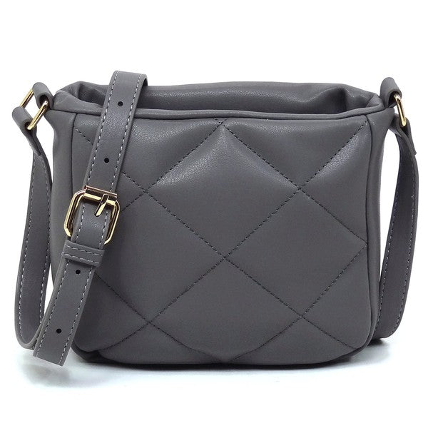 Women's Faux Leather Quilted Puffy Crossbody Bag | Zarnesh