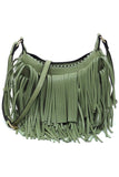 Women's Fringe Hobo Crossbody Bag | Zarnesh