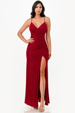 Women’s Glitter ITY Bodycon Side Slit Party Maxi Dress | Zarnesh