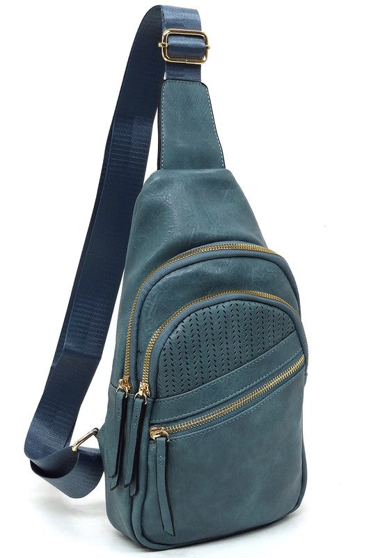 Women's Laser Cut Printed Sling Bag Crossbody Bag | Zarnesh