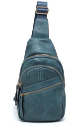 Women's Laser Cut Printed Sling Bag Crossbody Bag | Zarnesh